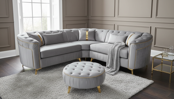 Madrid Corner 5-Seater with Footstool