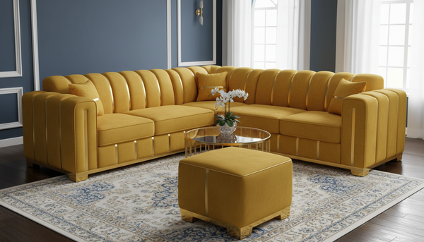 Soho Gold Edition Corner 5-Seater Sofa